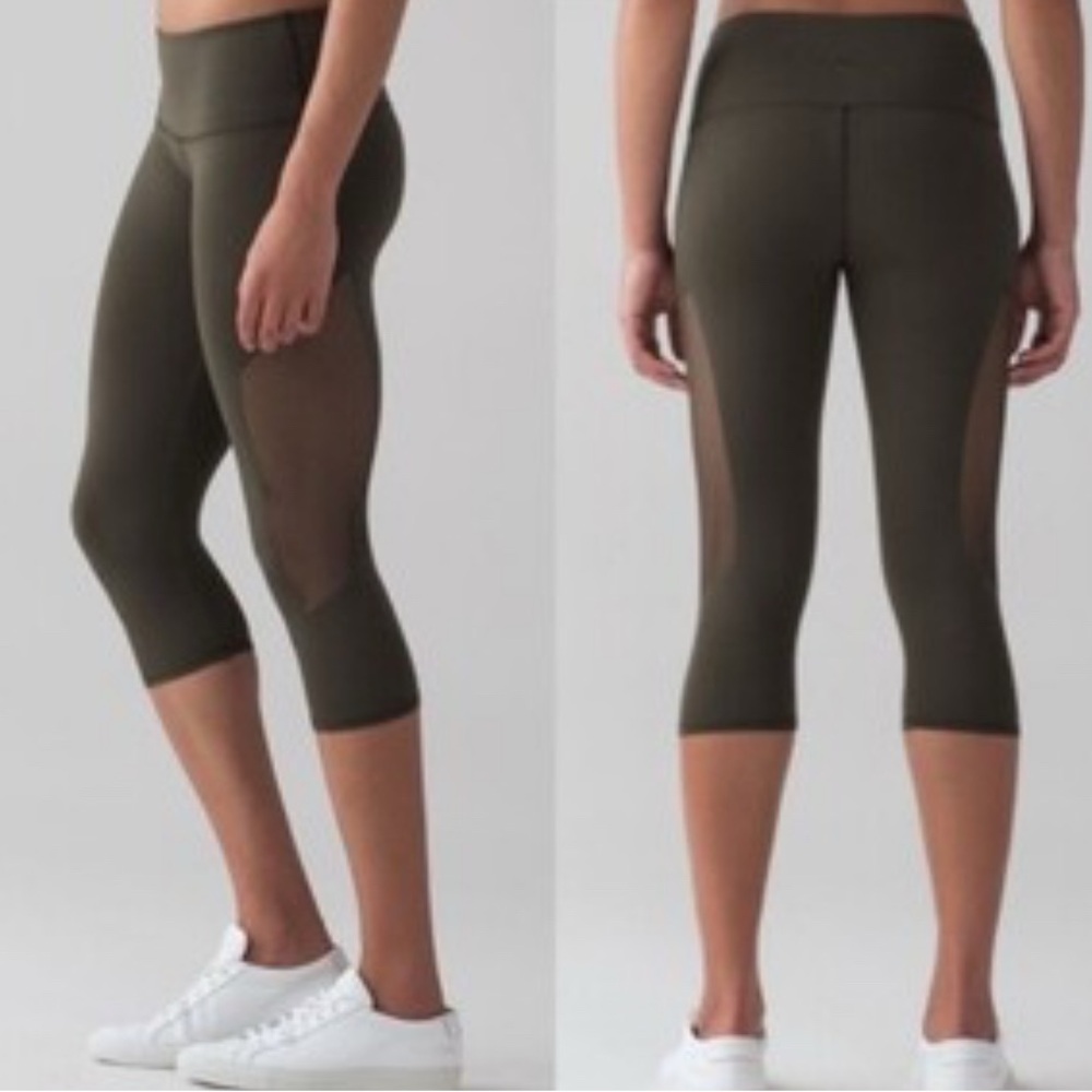 lululemon athletica Olive Green Leggings